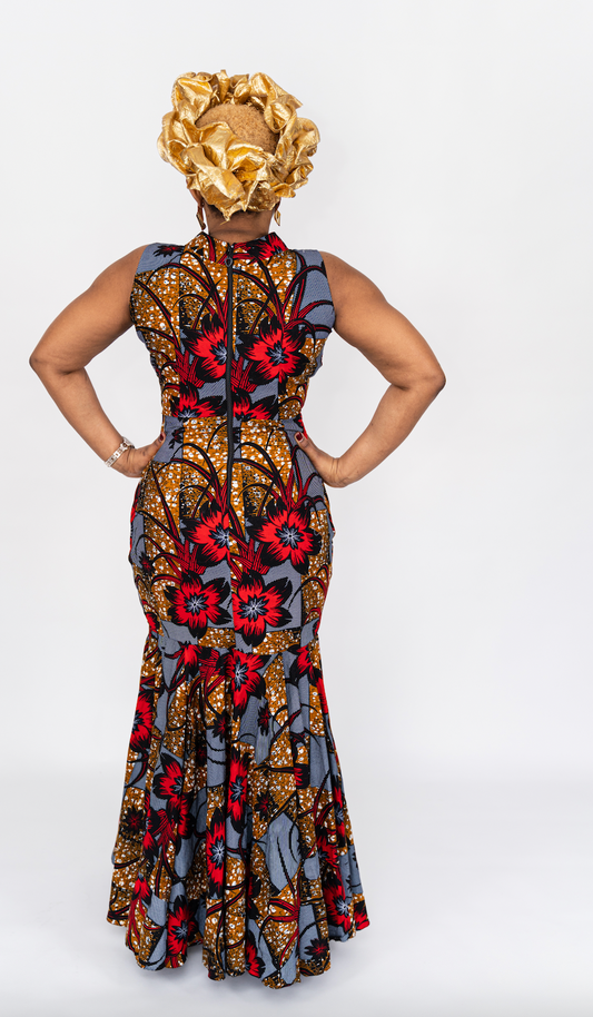 colorful floral dress