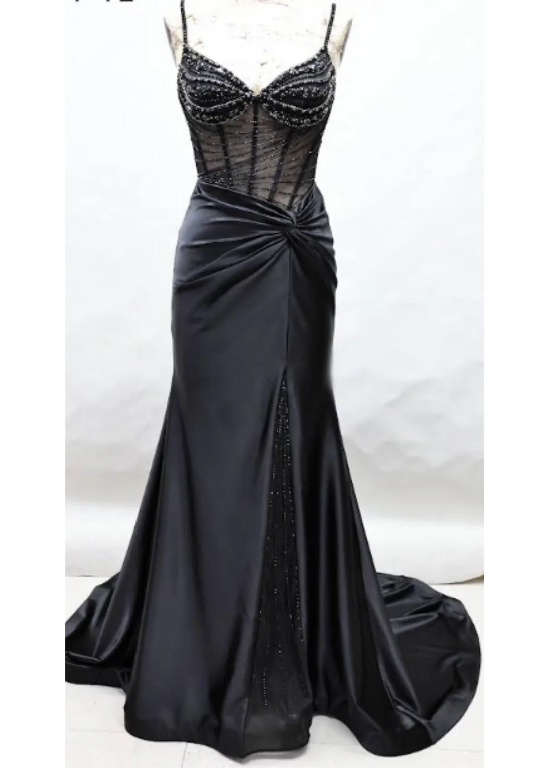Black evening gown