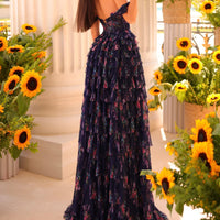 dark floral dress 