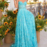 blue lace dress 
