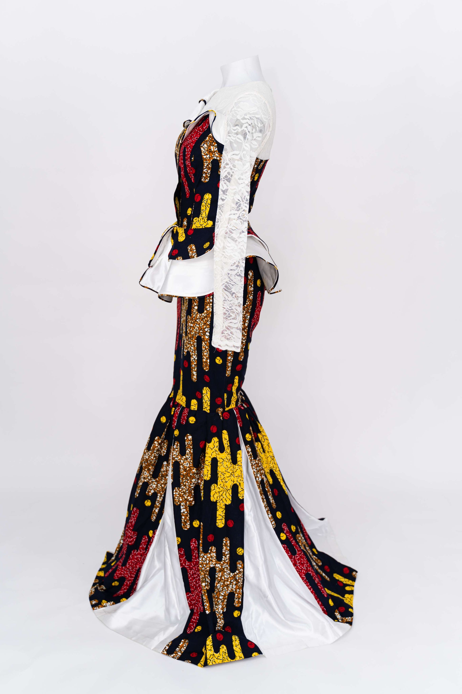 Colorful patterned dress